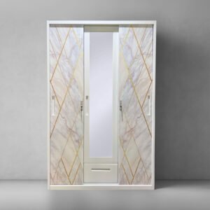 [RACE] LEMARI BESI KOMBINASI 3 PINTU RC - WD 123 AG