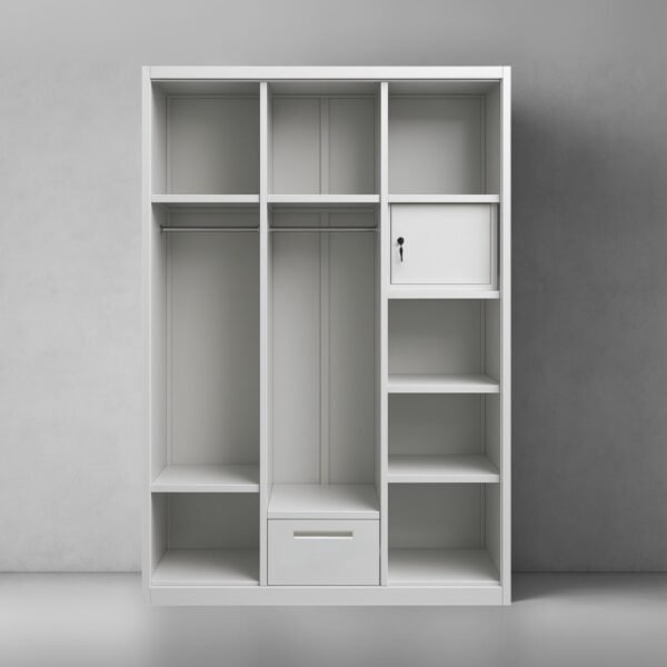 [RACE] LEMARI BESI KOMBINASI 3 PINTU RC - WD 123 AG