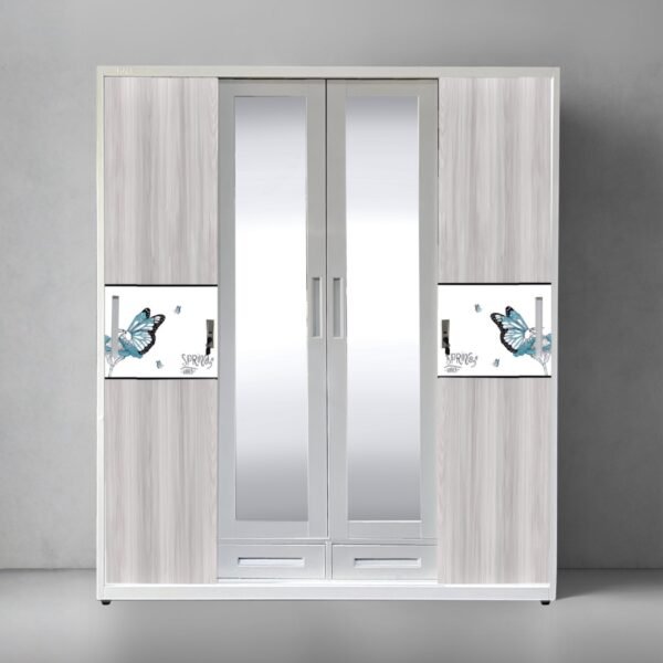 [RACE] LEMARI BESI 4 PINTU KOMBINASI RC - WD 164 AC