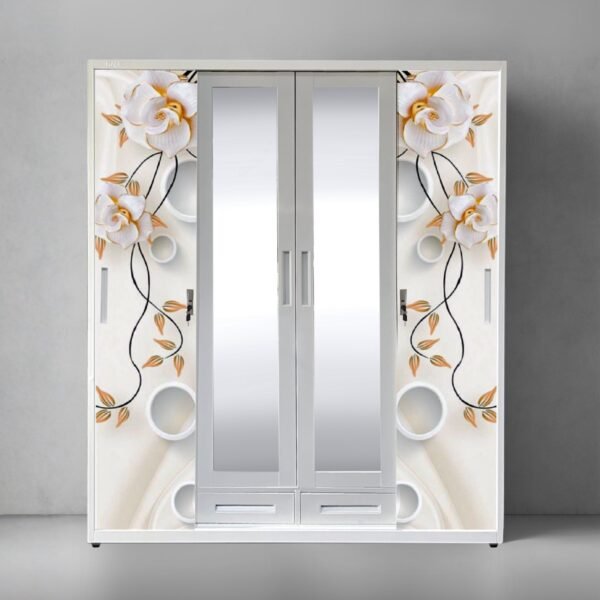 [RACE] LEMARI BESI 4 PINTU KOMBINASI RC - WD 164 AD