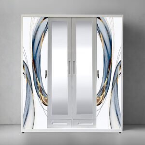 [RACE] LEMARI BESI 4 PINTU KOMBINASI RC - WD 164 AF