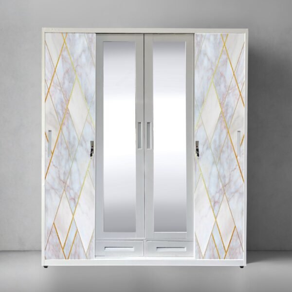 [RACE] LEMARI BESI 4 PINTU KOMBINASI RC - WD 164 AG