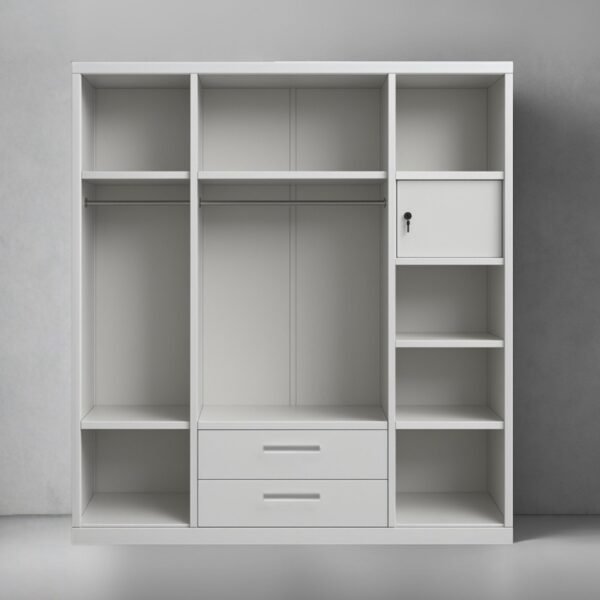 [RACE] LEMARI BESI 4 PINTU KOMBINASI LED RC - WD 164 AK + L